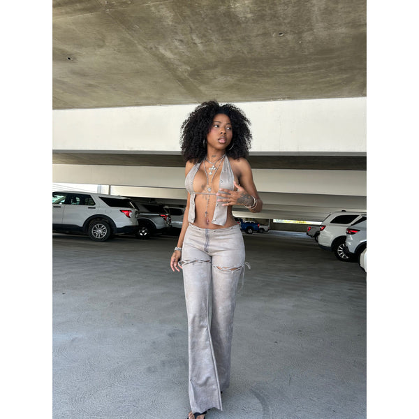 "Riot" Lace Up Pants