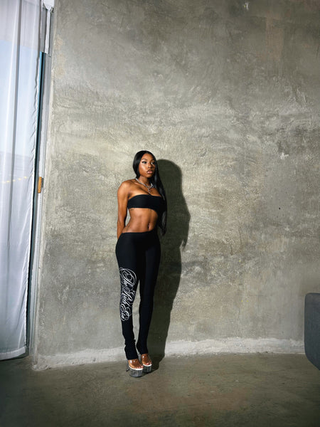 "Signature" Cut Out Jumpsuit (Black)