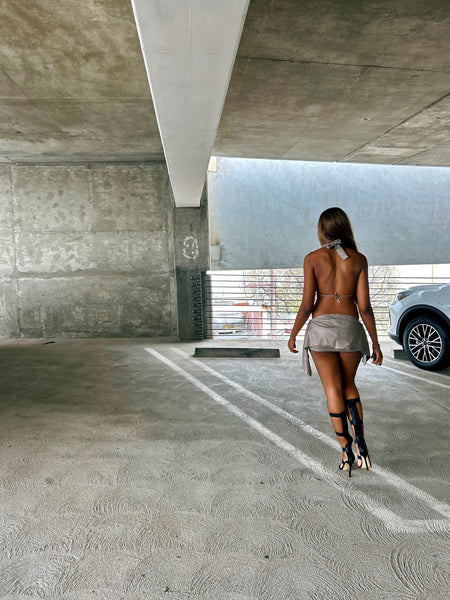 “Riot” Halter Top (Taupe)