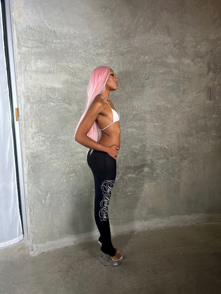 "Signature" Fitted Long Tights (Black)
