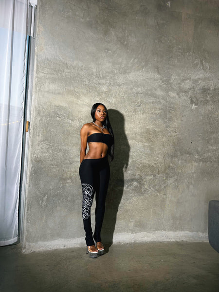 "Signature" Cut Out Jumpsuit (Black)
