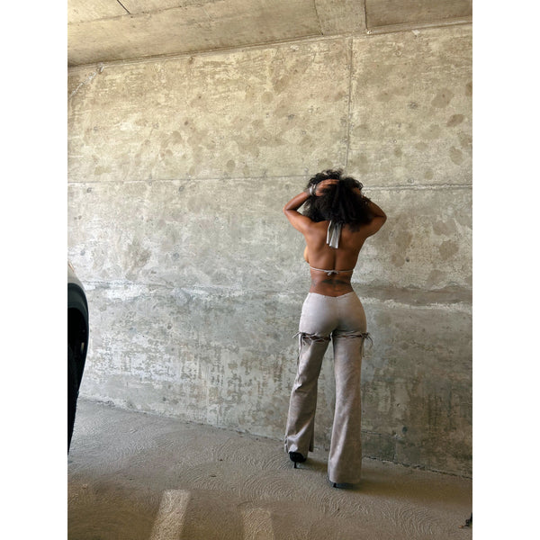 "Riot" Lace Up Pants