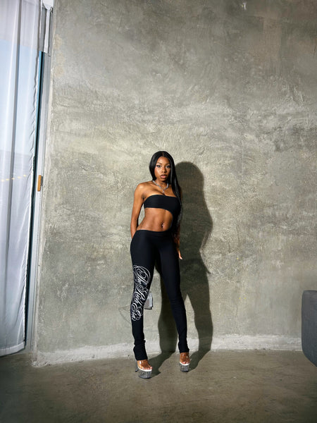 "Signature" Cut Out Jumpsuit (Black)