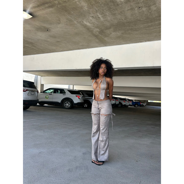 "Riot" Lace Up Pants